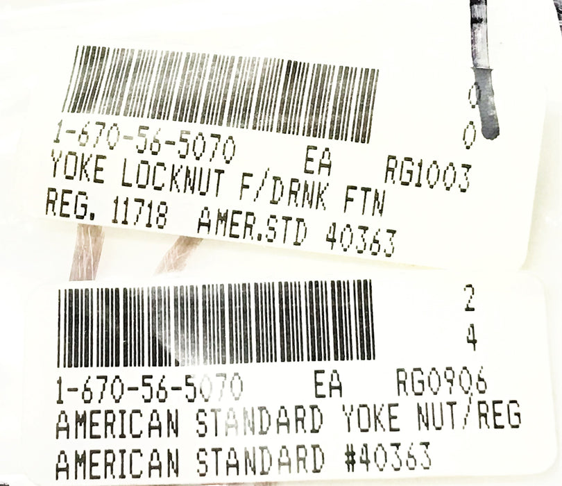 American Standard Drinking Fountain Yoke Locknut [Lot of 11] 40363 NOS