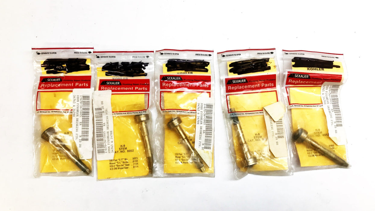 Sexauer Drinking Fountain Stem for Kohler 34765 & 34788 #8052 [Lot of 5] NOS
