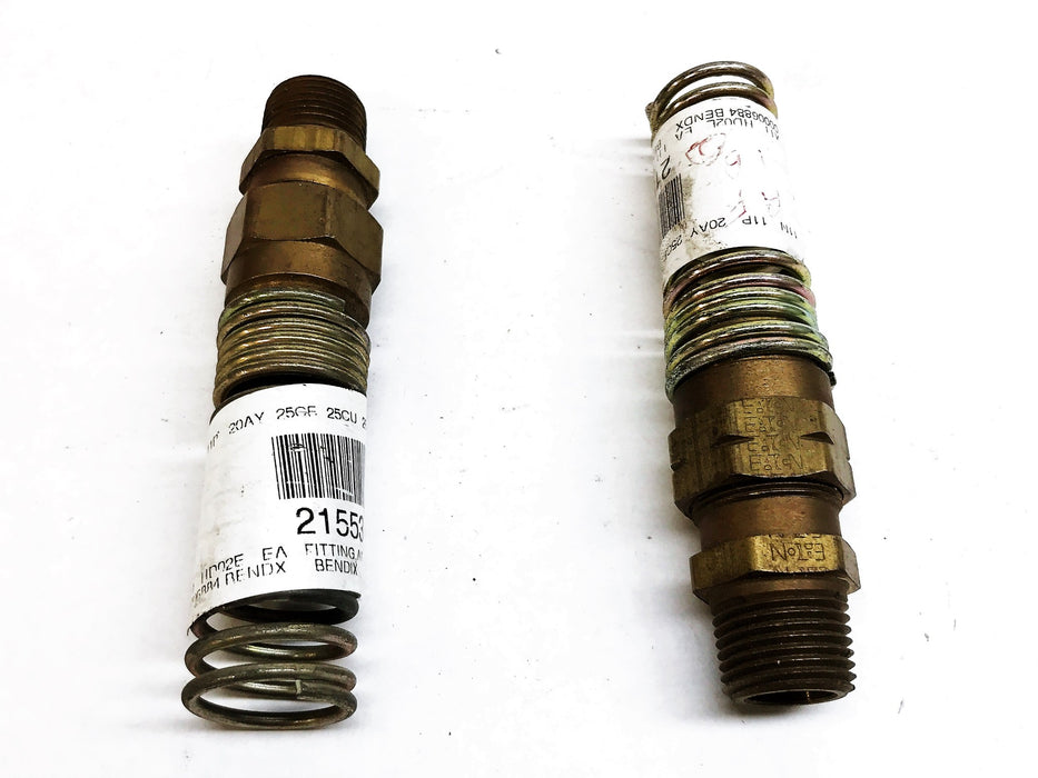 Bendix Air Brake Hose Connector 215535 [Lot of 2] NOS