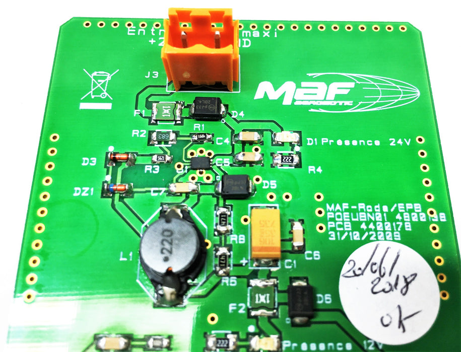 Maf-Roda/EPB POEUBN01 4800138 PCB 4400178 Circuit Board USED