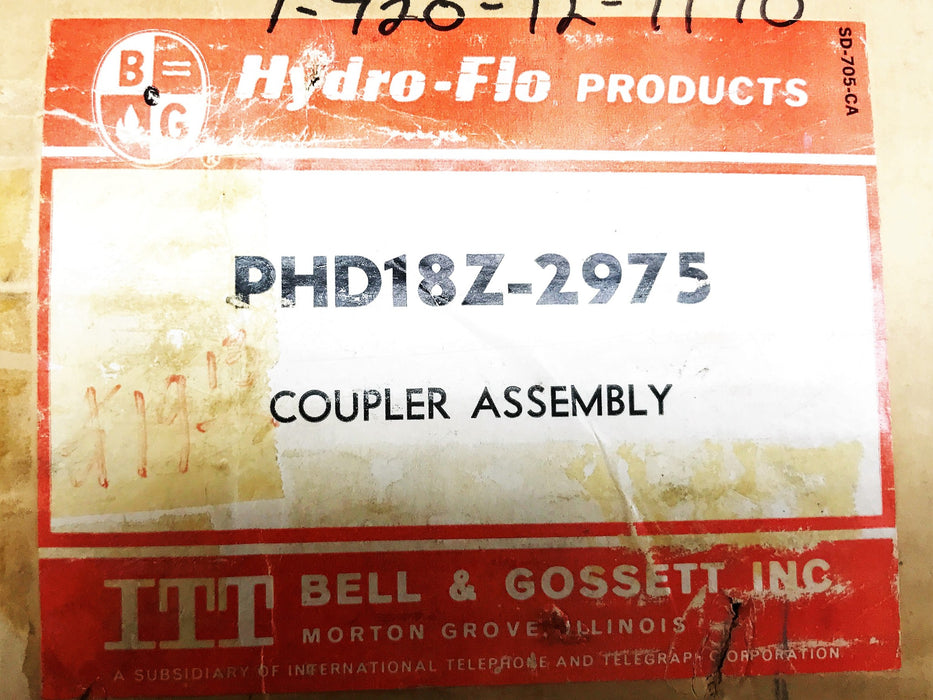 Bell & Gossett Coupler Assembly PHD18Z-2975 NOS