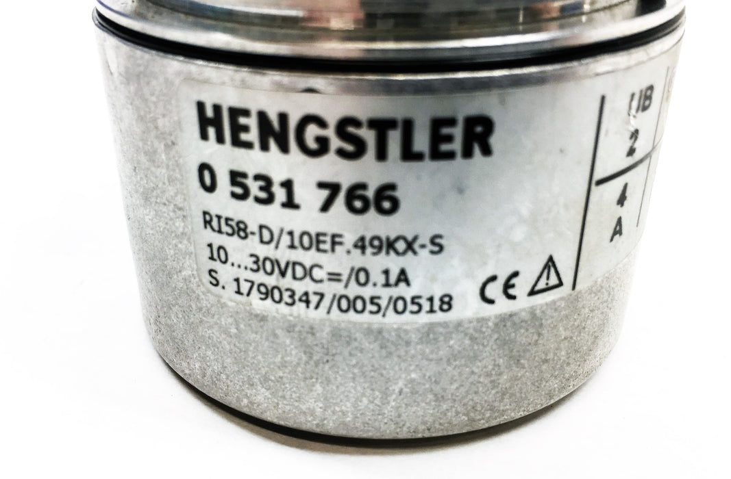 Hengstler RI58-D/10EF.49KX-S 10...30VDC=/0.1A Encoder 0531766 NOS