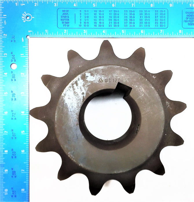 TRI-Clover Double Roller Chain Sprocket D120B13 NOS