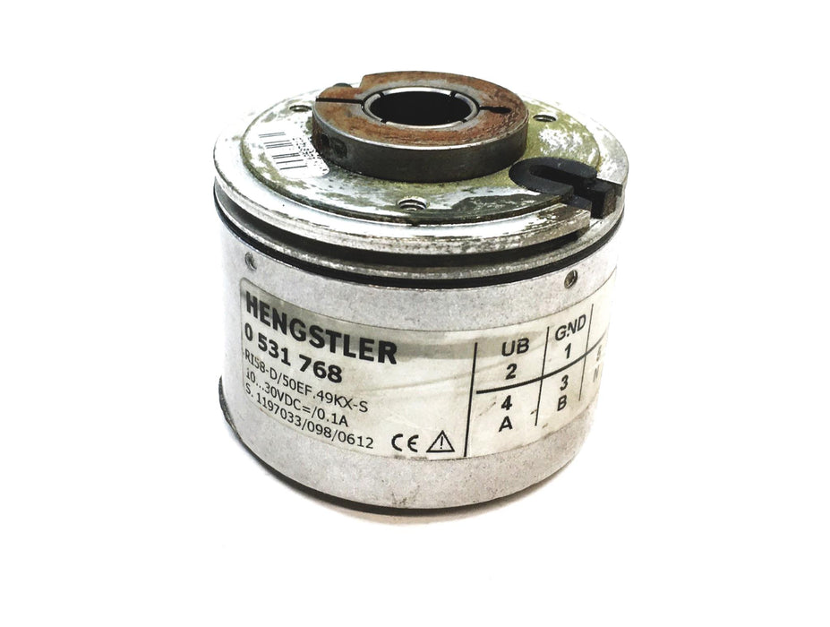 Hengstler RI58-D/50EF.49KX-S 10...30VDC=/0.1A Encoder 0531768 USED