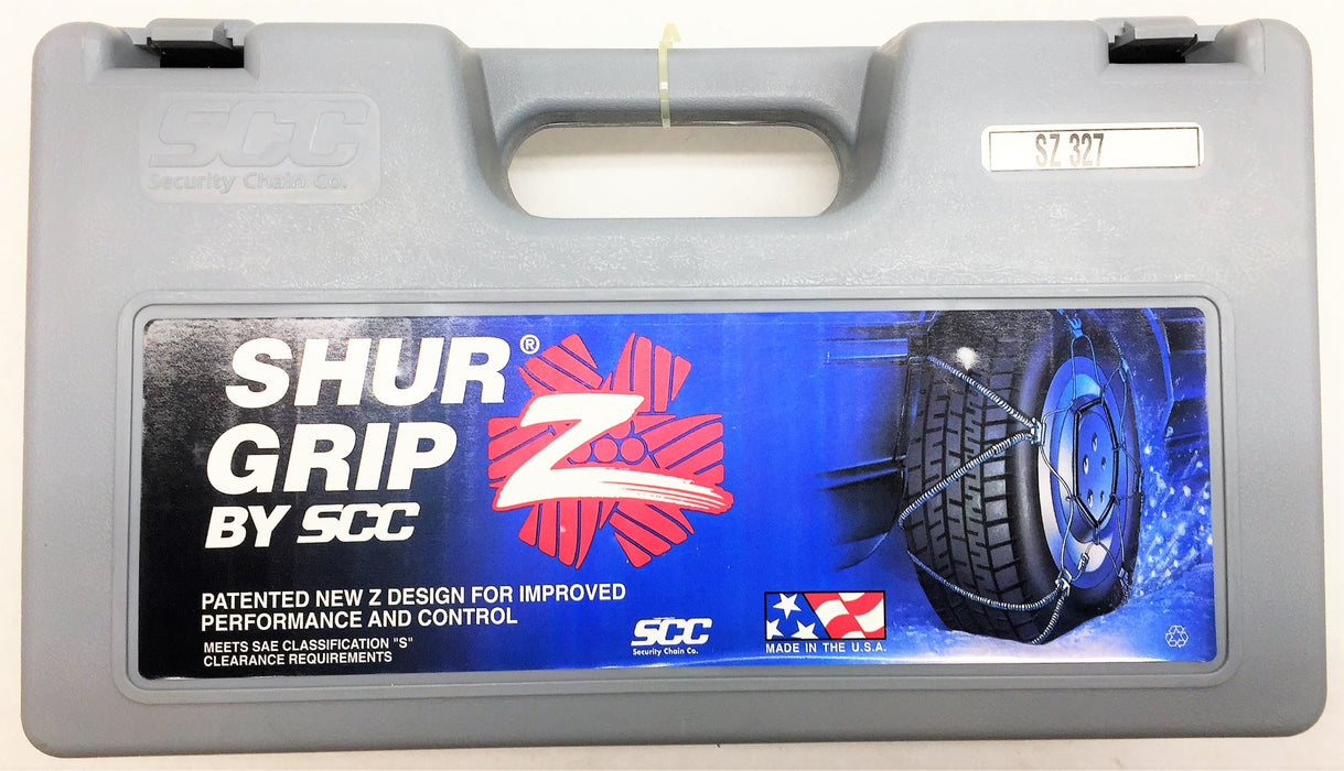 SCC Shur-Grip Z Tire Chain Set SZ327 NOS