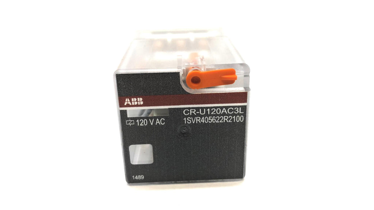 ABB 120V AC Relay CR-U120AC3L NOS