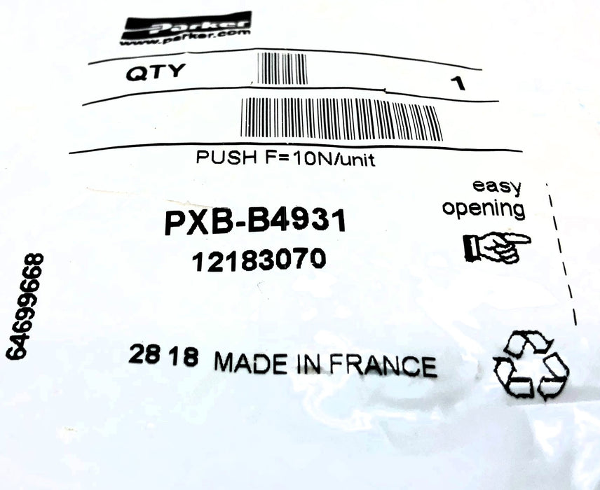 Parker Valve PXB-B4931 NOS