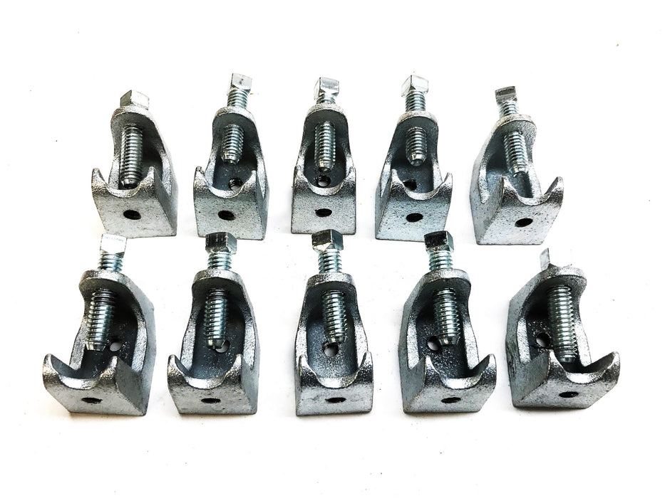 Steel City 1/4" Galvanized Iron Beam Clamp 500-SC [Lot of 10] NOS
