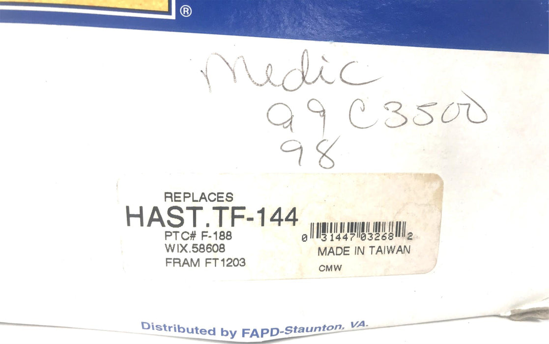 Federated Auto Parts Transmission Filter Kit TF-144 NOS