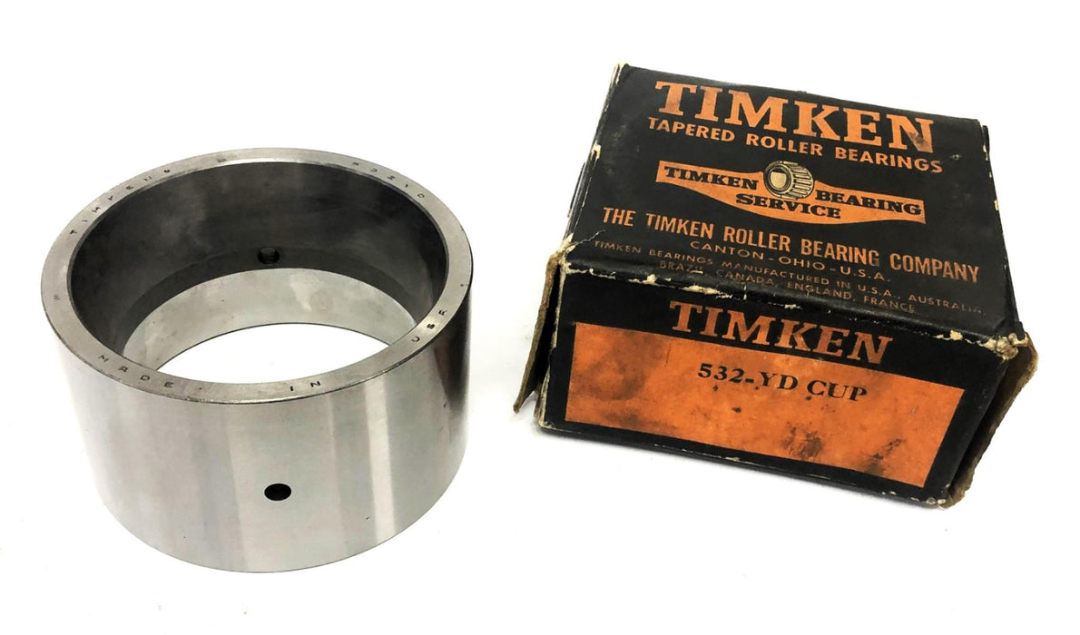 Timken Double Row Tapered Roller Bearing Cup 532-YD NOS