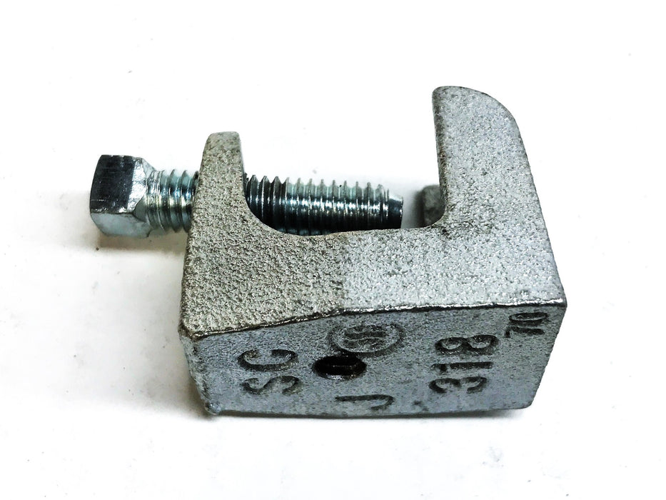 Steel City 1/4" Galvanized Iron Beam Clamp 500-SC [Lot of 10] NOS
