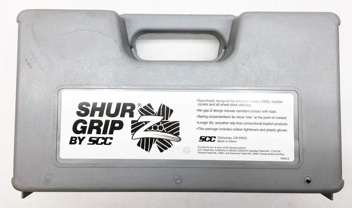 SCC ShurGrip Z Tire Chain Set SZ329 NOS