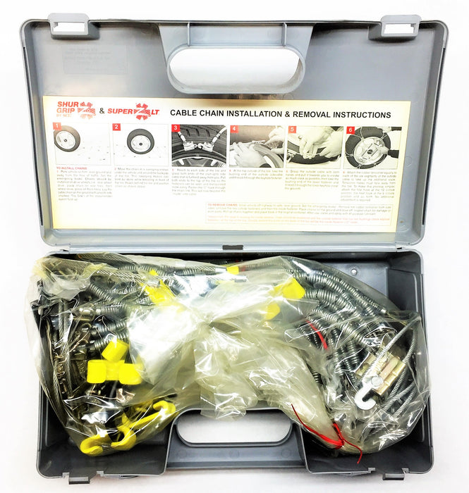 SCC ShurGrip Z Tire Chain Set SZ329 NOS