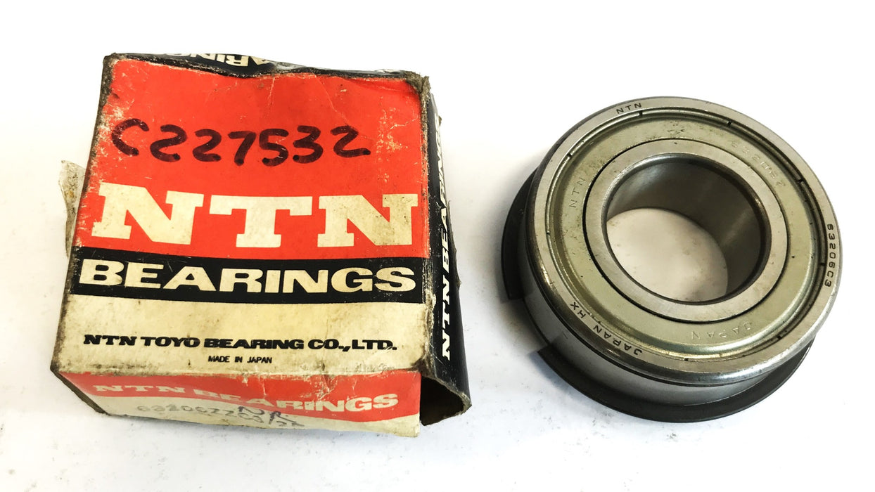 NTN Grooved Ball Bearing with Clip 63206ZZ NOS