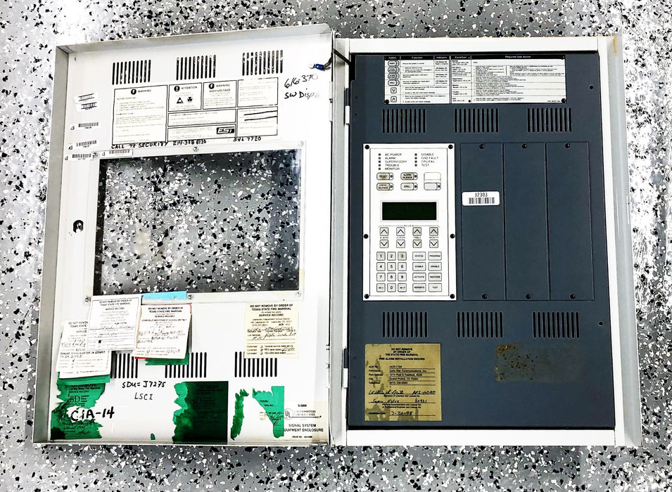 Edwards System Technology Fire Alarm Enclosure EST 2 USED