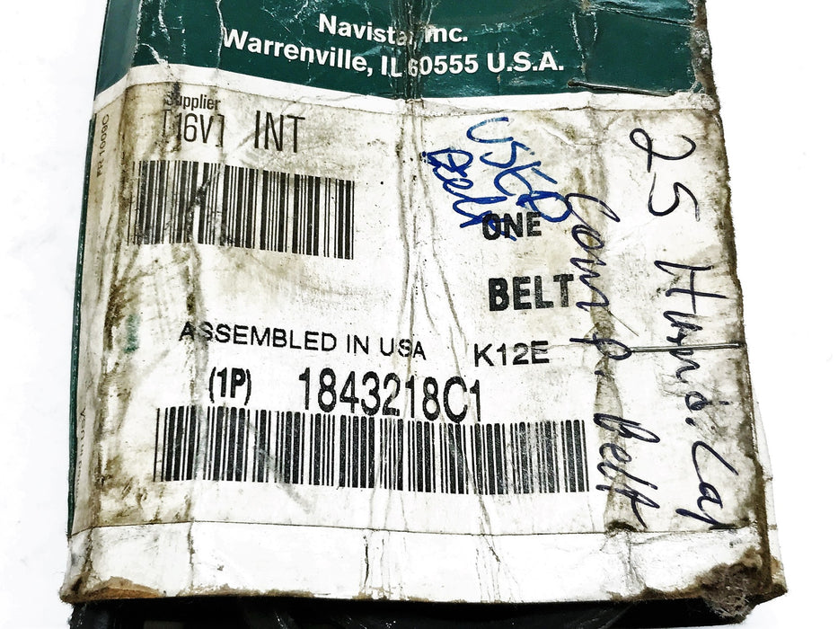 Fleetrite Serpentine Belt 1843218C1 [Lot of 2] NOS