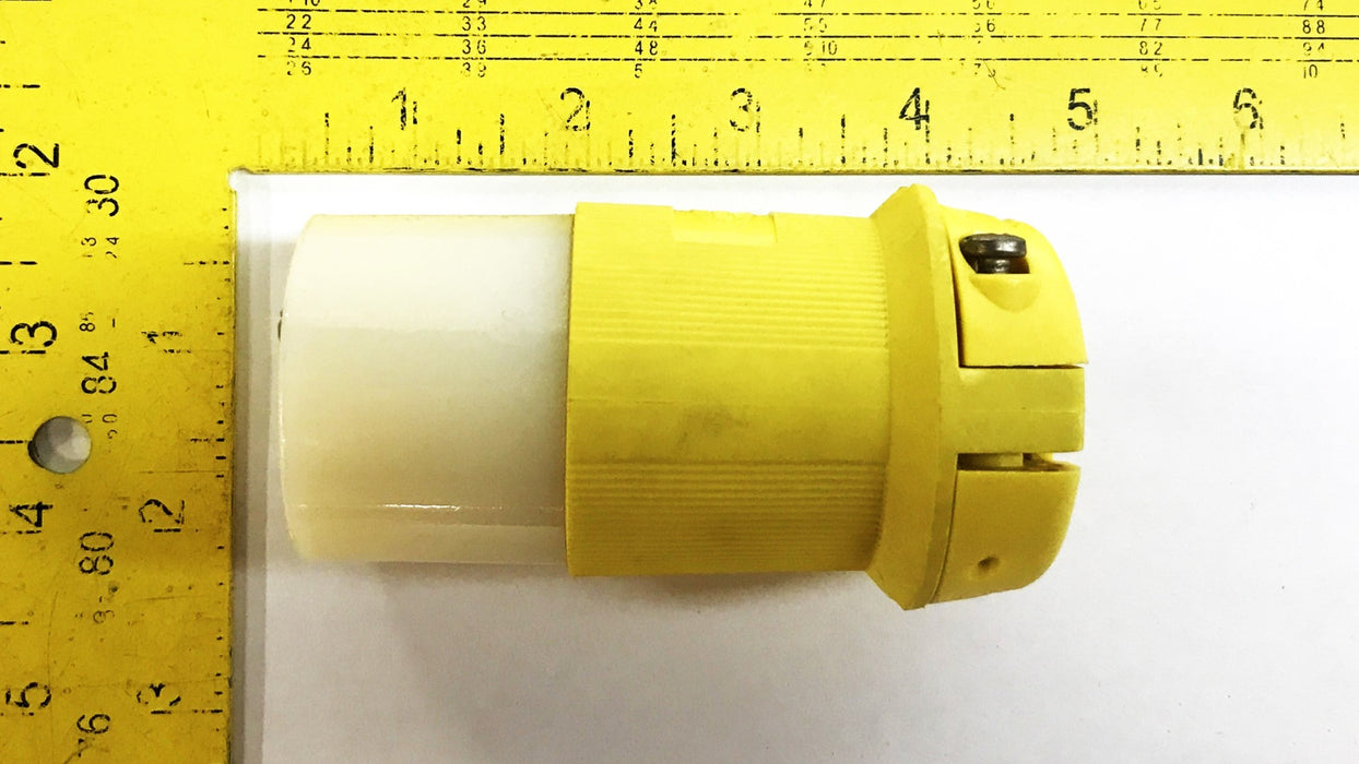 Hubbell 2-Pole 3-Wire Grounding Twist-Lock Screw Terminal HBL23CM13 NOS