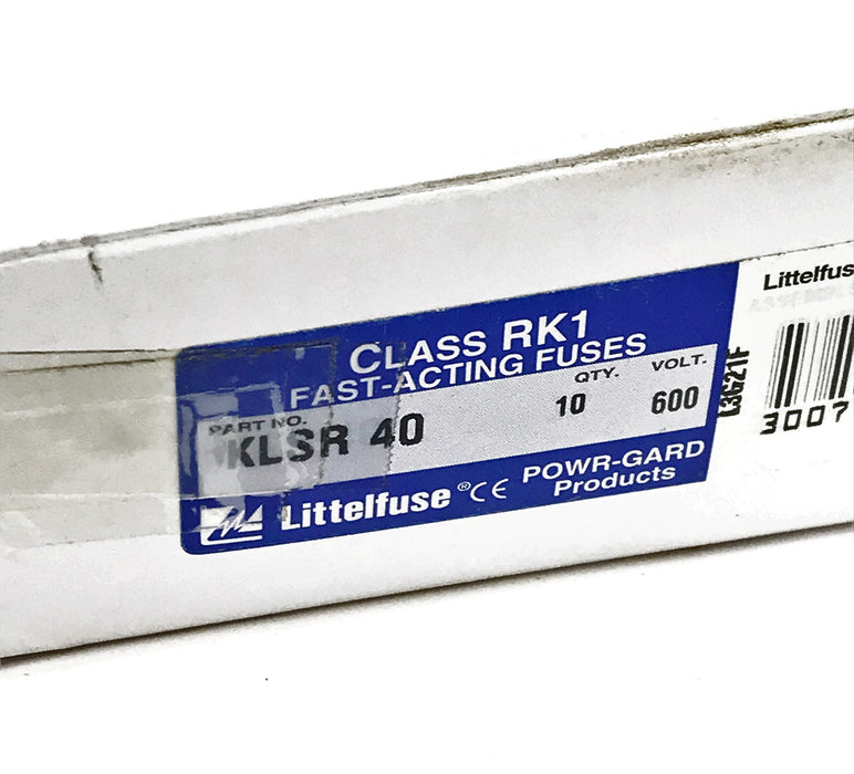 Littelfuse 600V Fuse KLSR-40 NOS