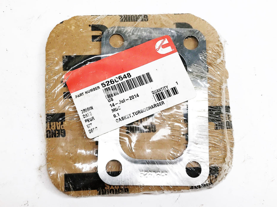 Cummins OEM Turbocharger Gasket 5260678 NOS