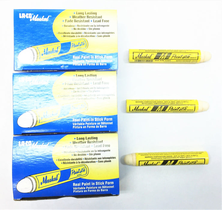 LA-CO/MARKAL Paintstik Marker Box (12pcs) 81920 [Lot of 3] NOS