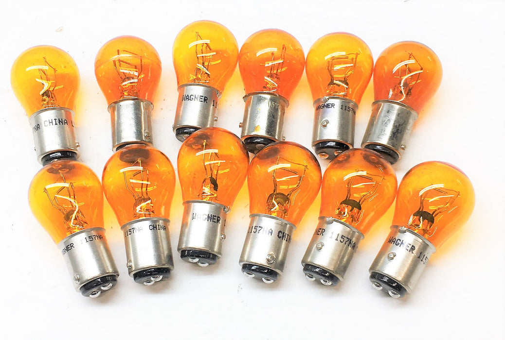 Wagner Turn Signal Light Bulb Front/Rear [Lot of 12] 1157NA NOS