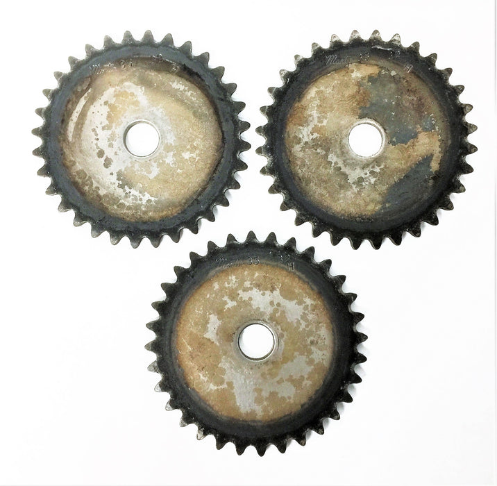 MARTIN Plate Sprocket 32 Teeth for #35 Roller Chain 35A32H [Lot of 3] USED