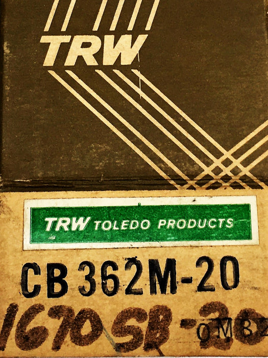 TRW Engine Bearing CB362M-20 NOS