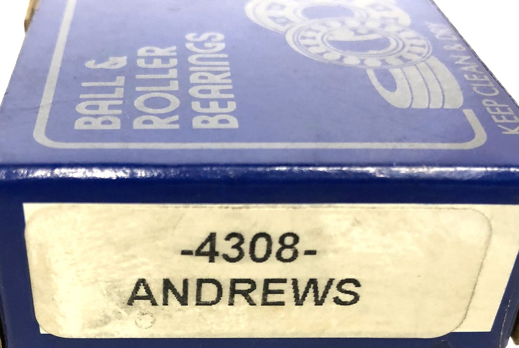 Andrew's Bearing Co Thrust Ball Bearing 4308 NOS