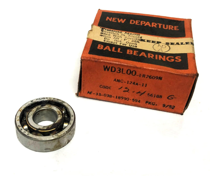 New Departure Ball Bearing WD3L00 NOS