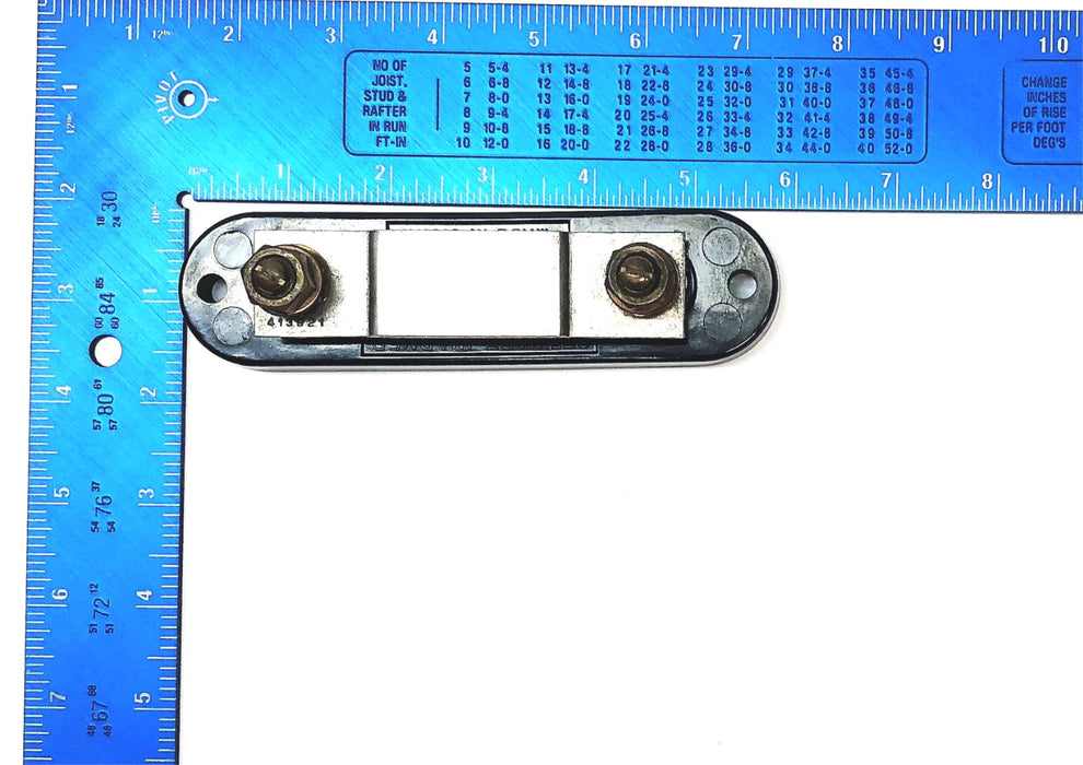 Stewart-Warner Terminal Block Alternator Shunt (Chipped Base) 413921 NOS