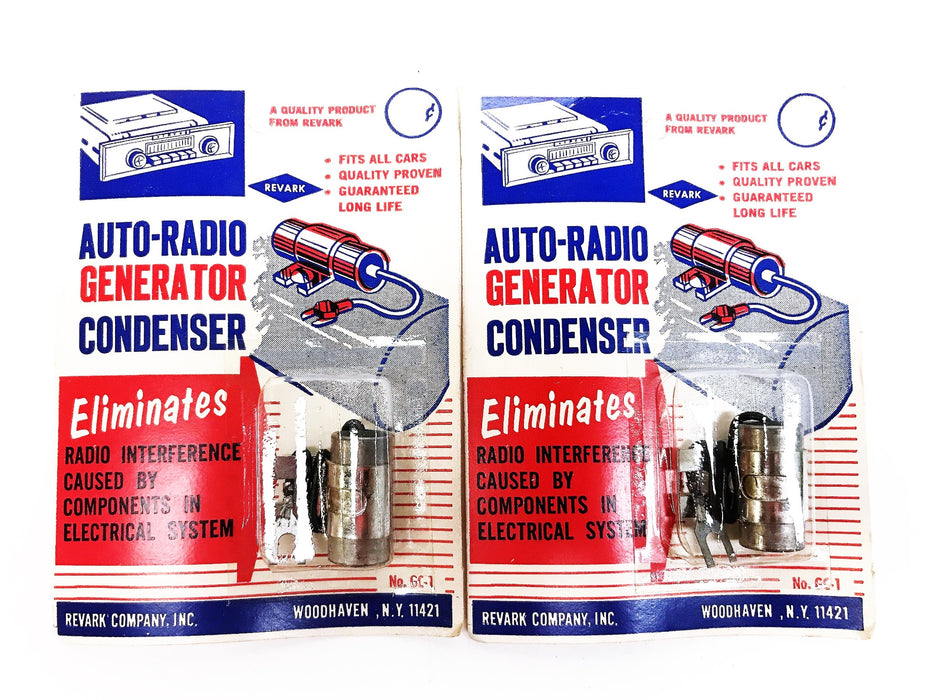 Revark Auto-Radio Generator Condenser GC-1 [Lot of 2] NOS