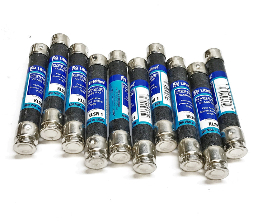 Littelfuse 600V Fast Acting Fuse KLSR-1 [Lot of 10] NOS