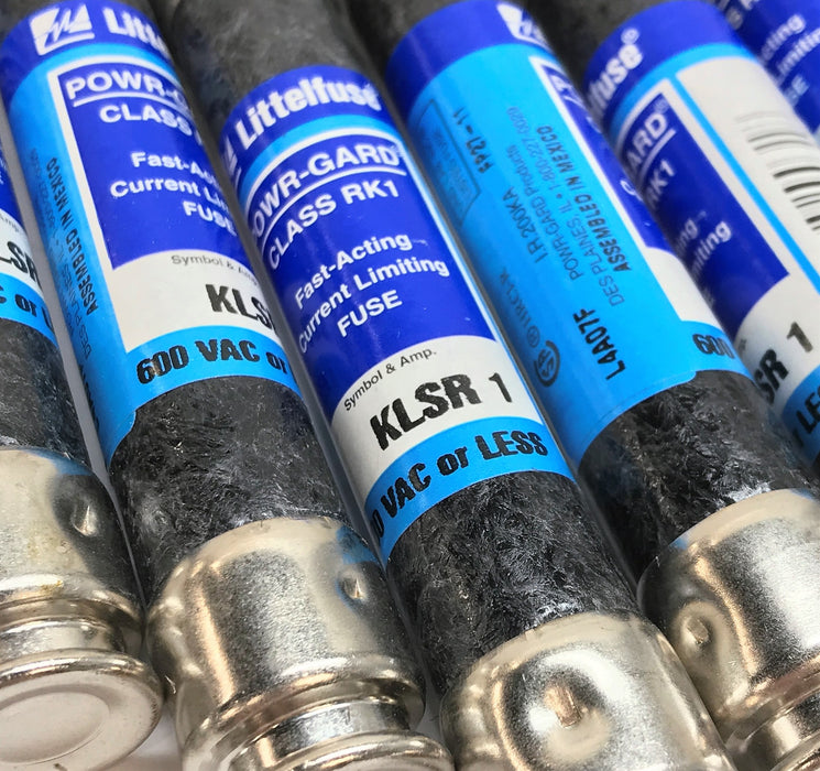 Littelfuse 600V Fast Acting Fuse KLSR-1 [Lot of 10] NOS