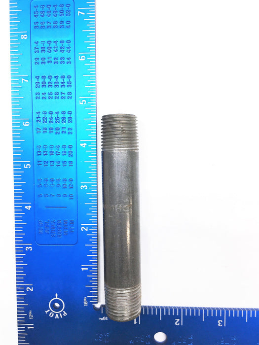 Unbranded 4 1/2" Long x 1/2" Diameter Pipe Nipple [Lot of 5] B3326X845