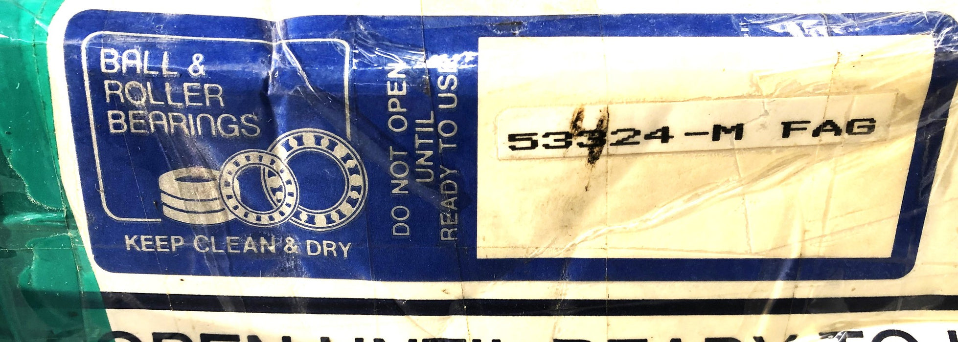FAG Thrust Ball Bearing With Spherical Washer 53324-M NOS