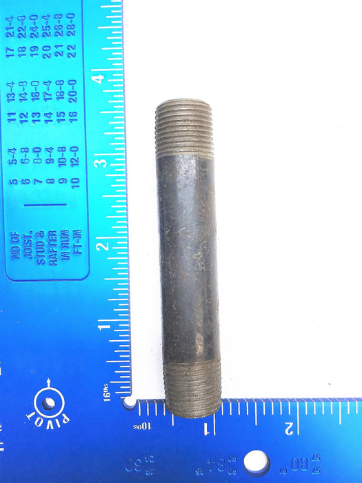 Unbranded 3 1/2" Long x 1/2" Diameter Pipe Nipple [Lot of 8] B3326X6X35