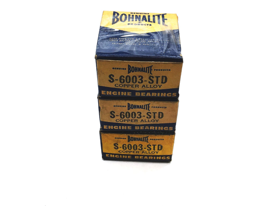 Bohnalite Engine Bearing S-6003-STD (11265CA-STD) [Lot of 3] NOS