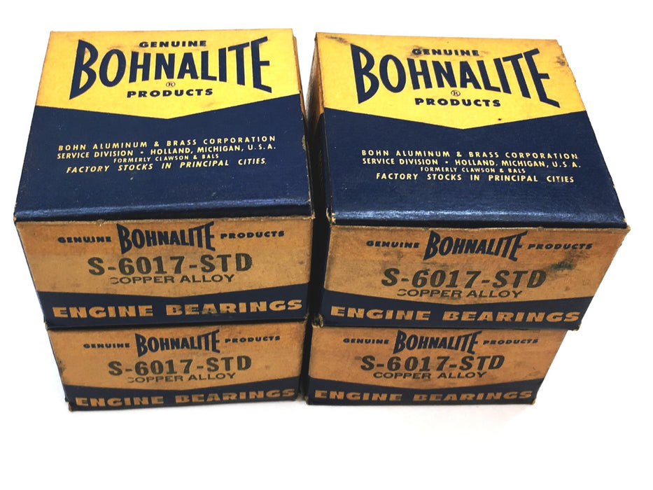 Bohnalite Engine Bearing S-6017-STD (11270CA) [Lot of 4] NOS