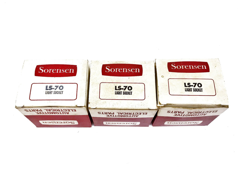 Sorensen Parking Lamp Socket LS-70 [Lot of 3] NOS
