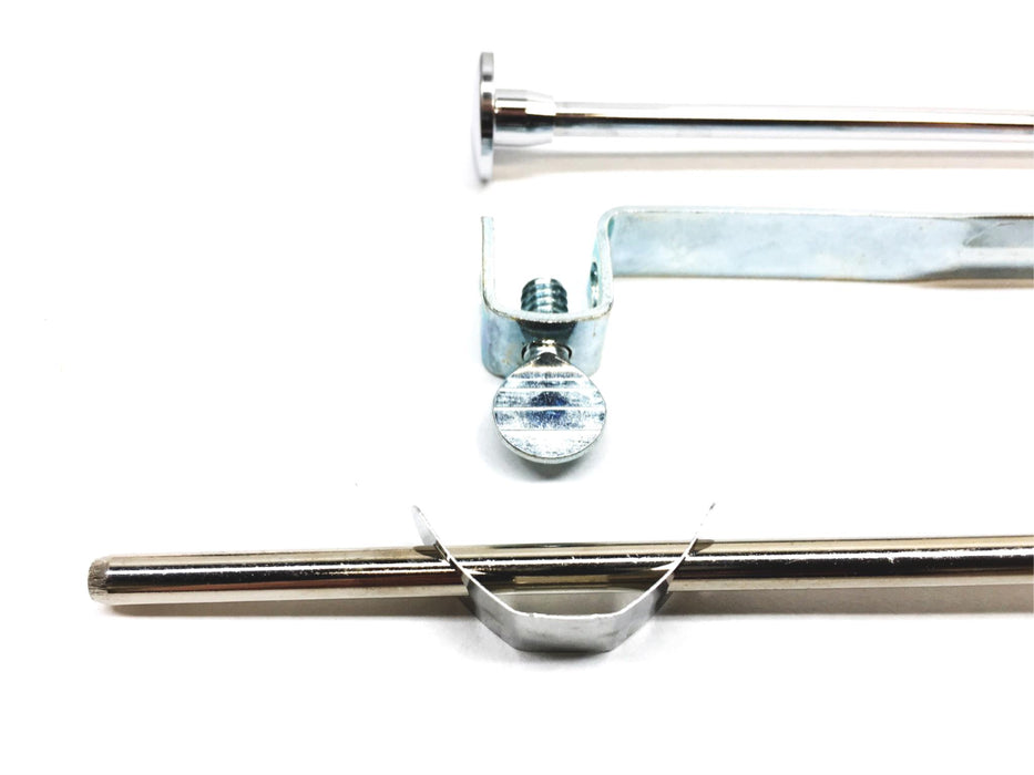 Central Brass Pop-Up Drain Assembly W/ Guide PVD Polished Chrome Finish 1109 NOS