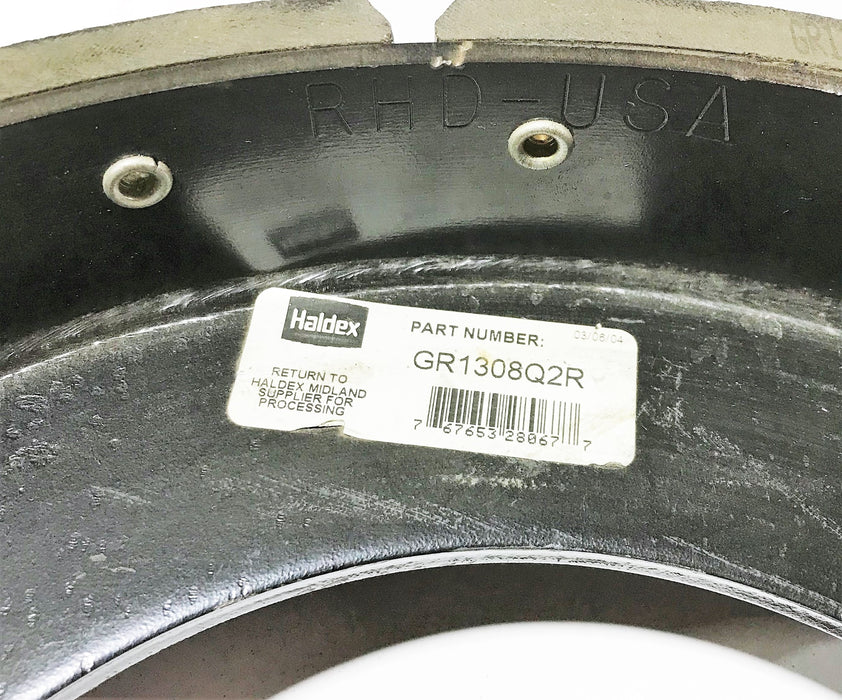 Haldex Re-Lined Brake Shoe GR1308Q2R NOS