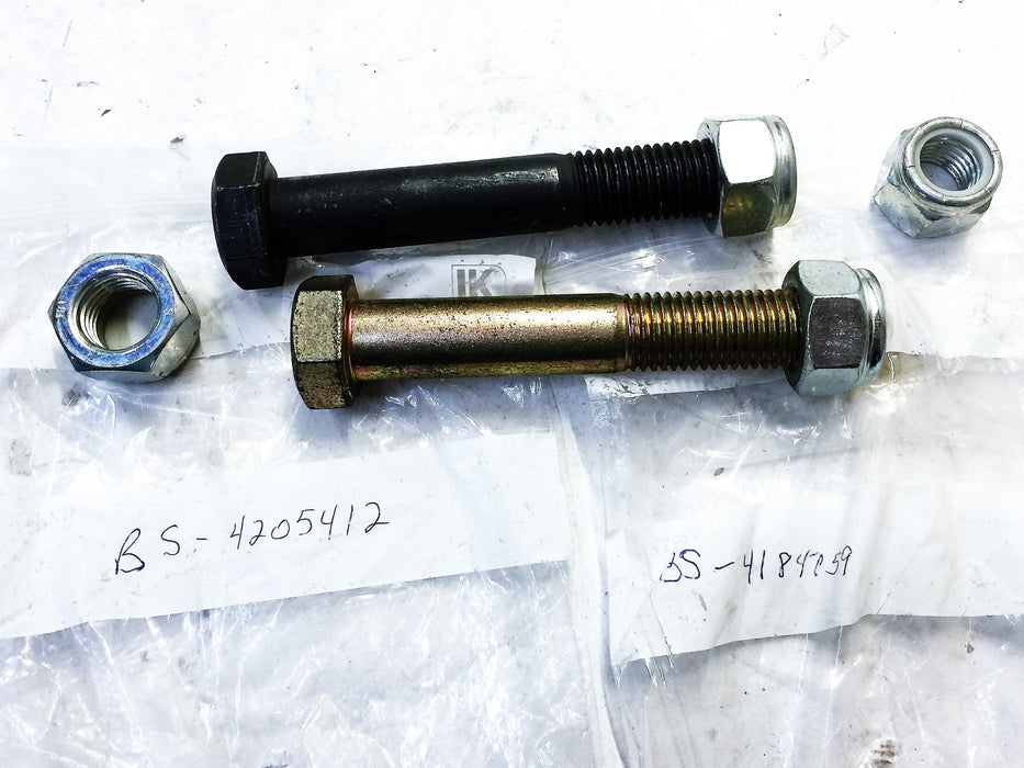 Allison 6" Hex-head Machine Bolt and Nut BS4184759 and BS4205412 [Lot of 2] NOS