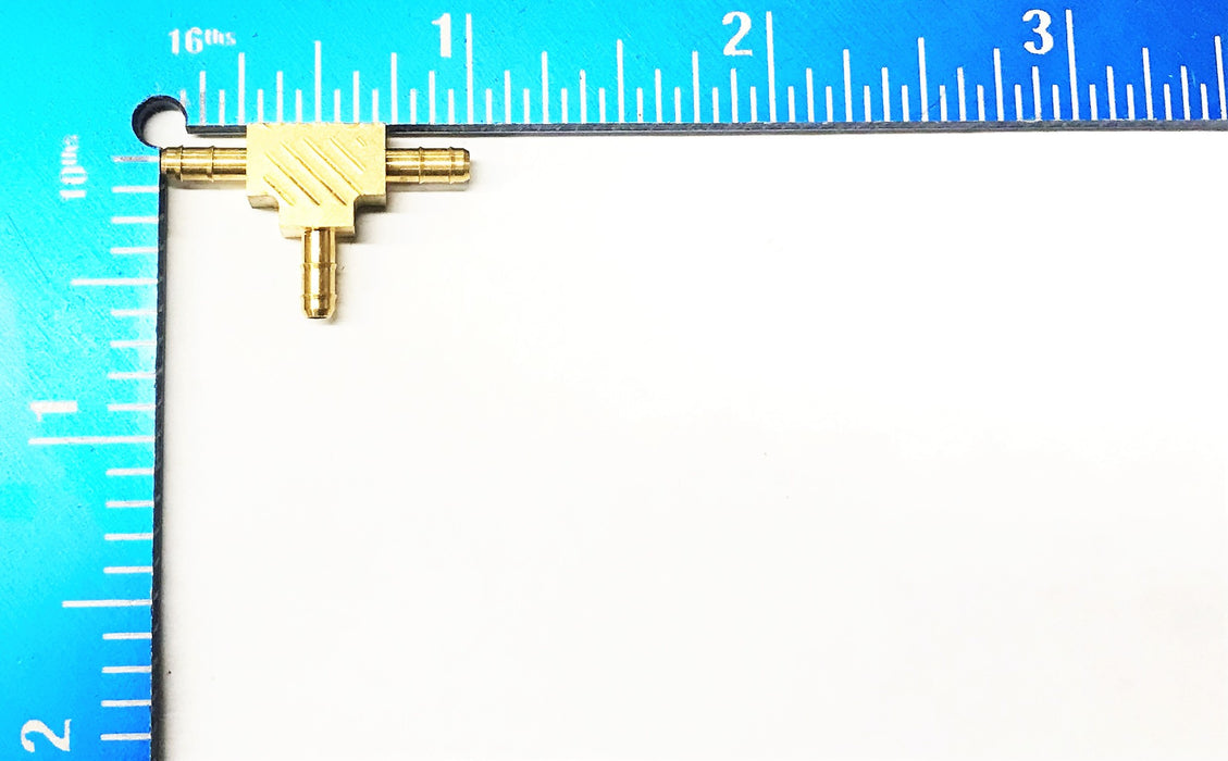 Unbranded 3-Way Split Brass Tee Fitting 1" x 3/4" [Lot of 13] 238830 NOS