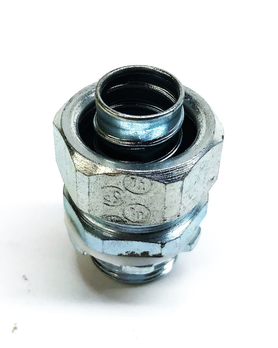 Unbranded 1/2" Male Compression Conduit Fitting [Lot of 8] NOS