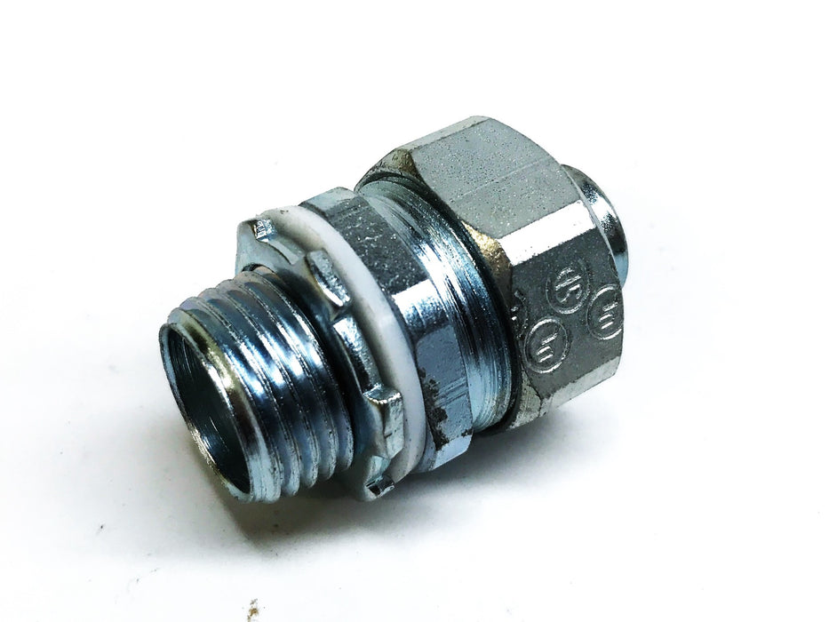 Unbranded 1/2" Male Compression Conduit Fitting [Lot of 8] NOS