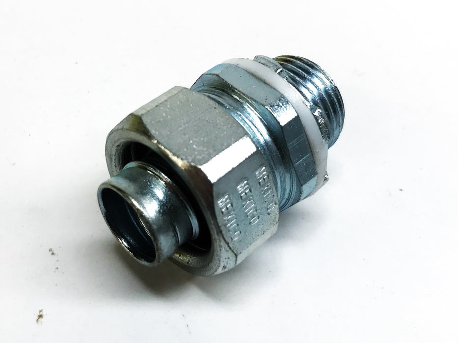 Unbranded 1/2" Male Compression Conduit Fitting [Lot of 8] NOS