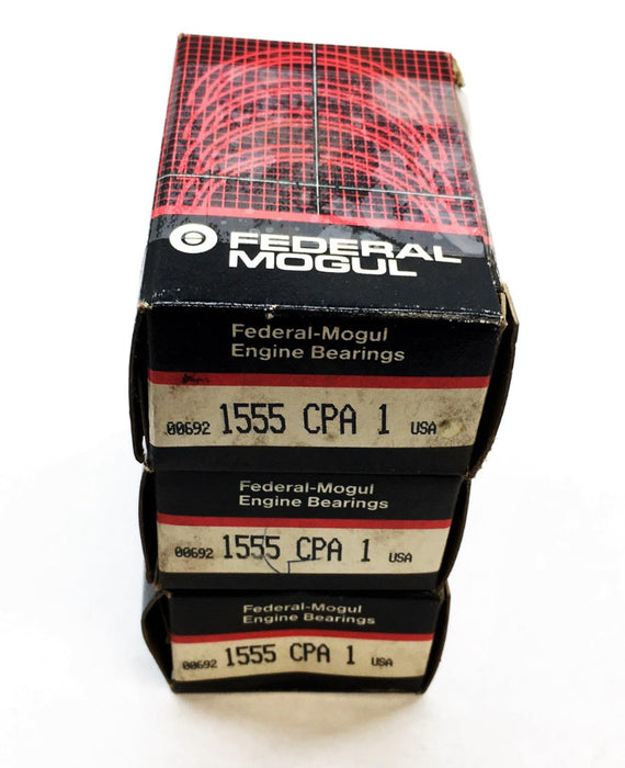 Federal Mogul Engine Rod Bearing 1555-CPA-1 [Lot of 3] NOS