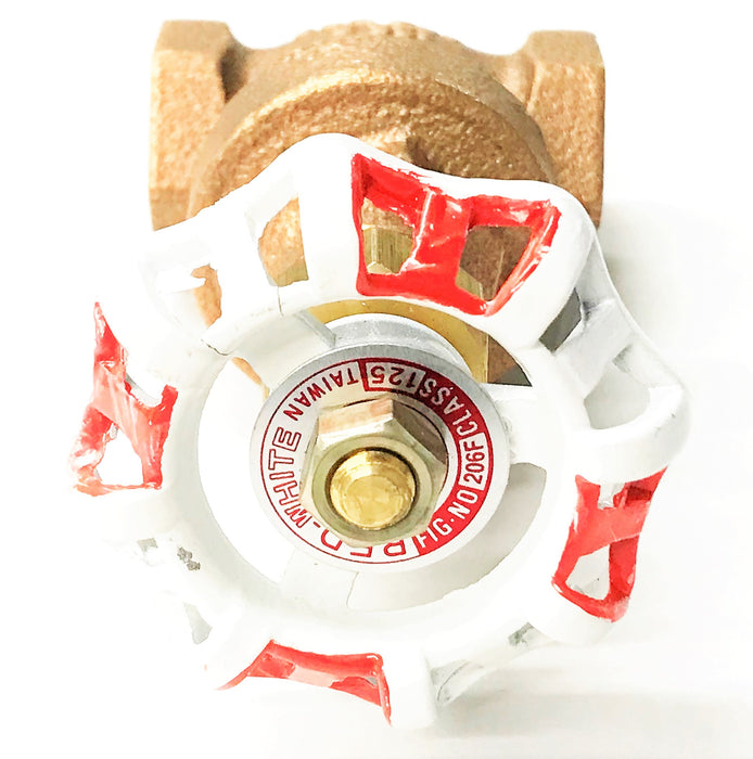 Red-White Valve Class 125 3/8" 206F NOS