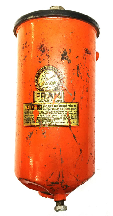 Fram Oil and Motor Cannister Filter F30-18W USED