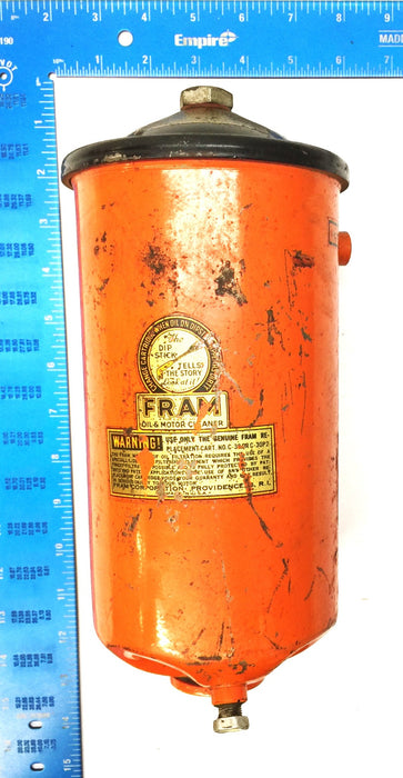 Fram Oil and Motor Cannister Filter F30-18W USED